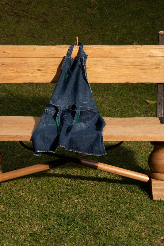 Delantal denim La Mosca verde