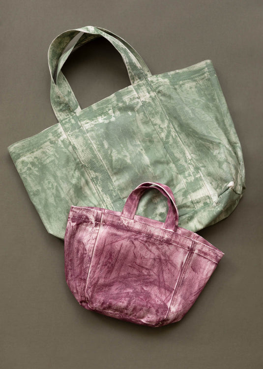 Maxi tote bag verde