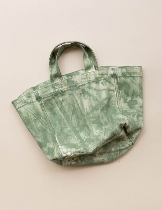 Mini tote bag verde