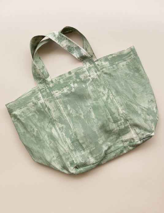 Maxi tote bag verde